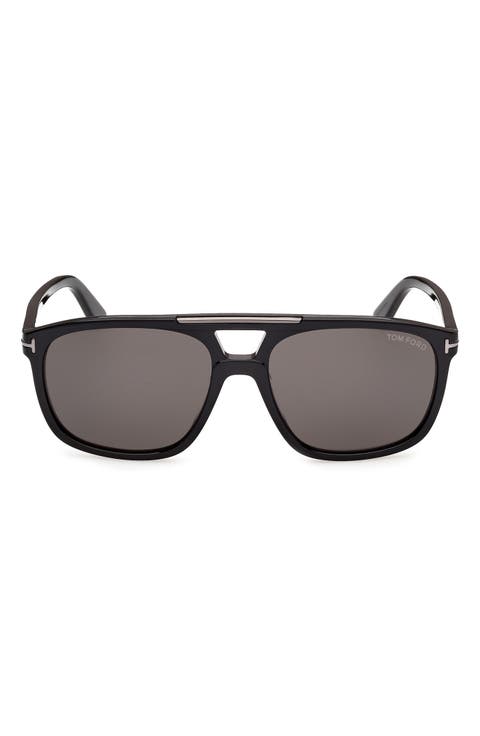 Brianna 58mm Gradient Navigator Sunglasses