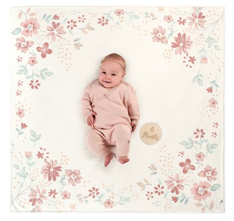 Floral & Wood Milestone Gift Set (Baby)