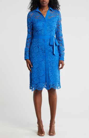 Nanette Lepore Belted Lace Shirtdress