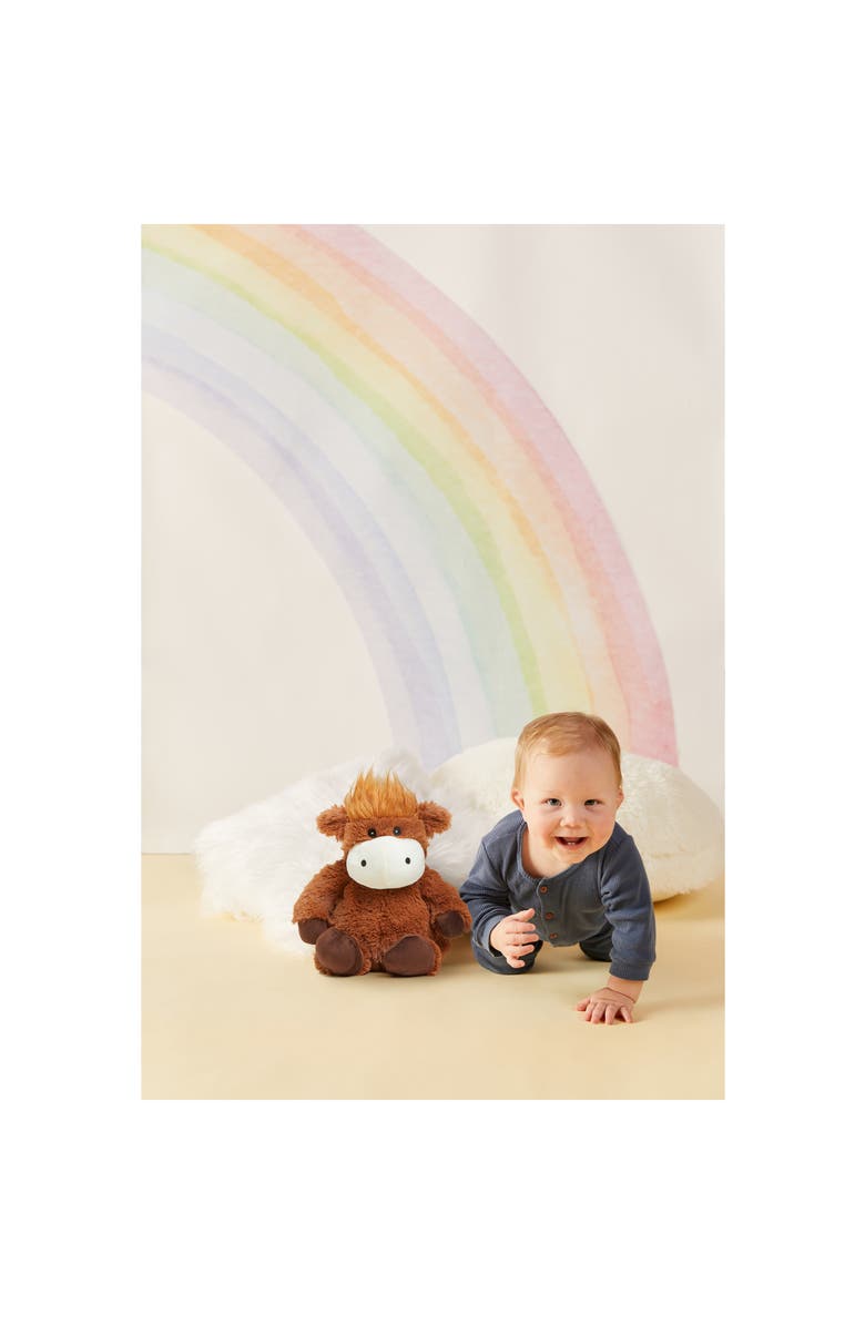 Warmies Highland Cow Plush Toy, Alternate, color, Dark Brown