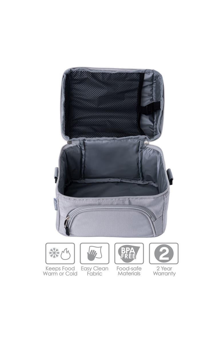 BENTGO Deluxe Lunch Bag - Gray, Alternate, color, Gray