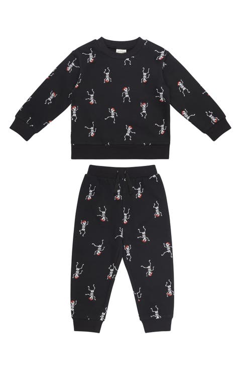 Kids' Checkered Sweatshirt & Joggers Set