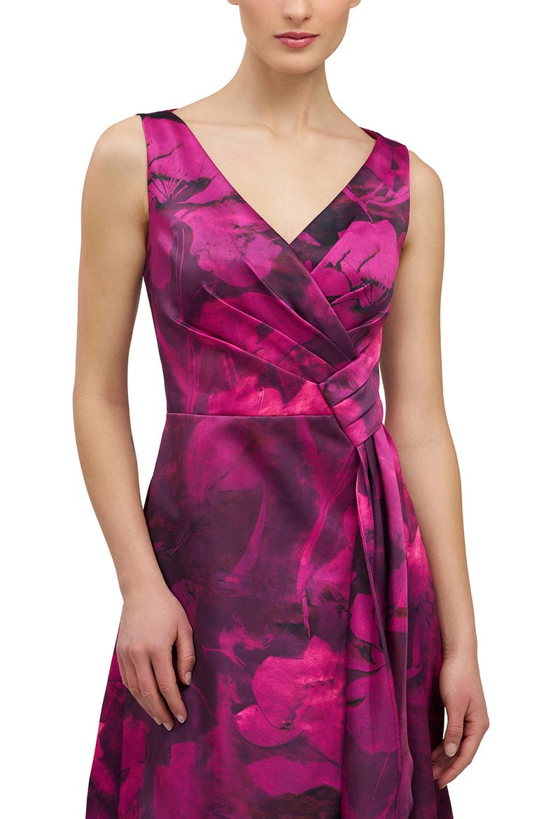 Cecilia Evening Gown, Alternate, color, VIVID BERRY MULTI