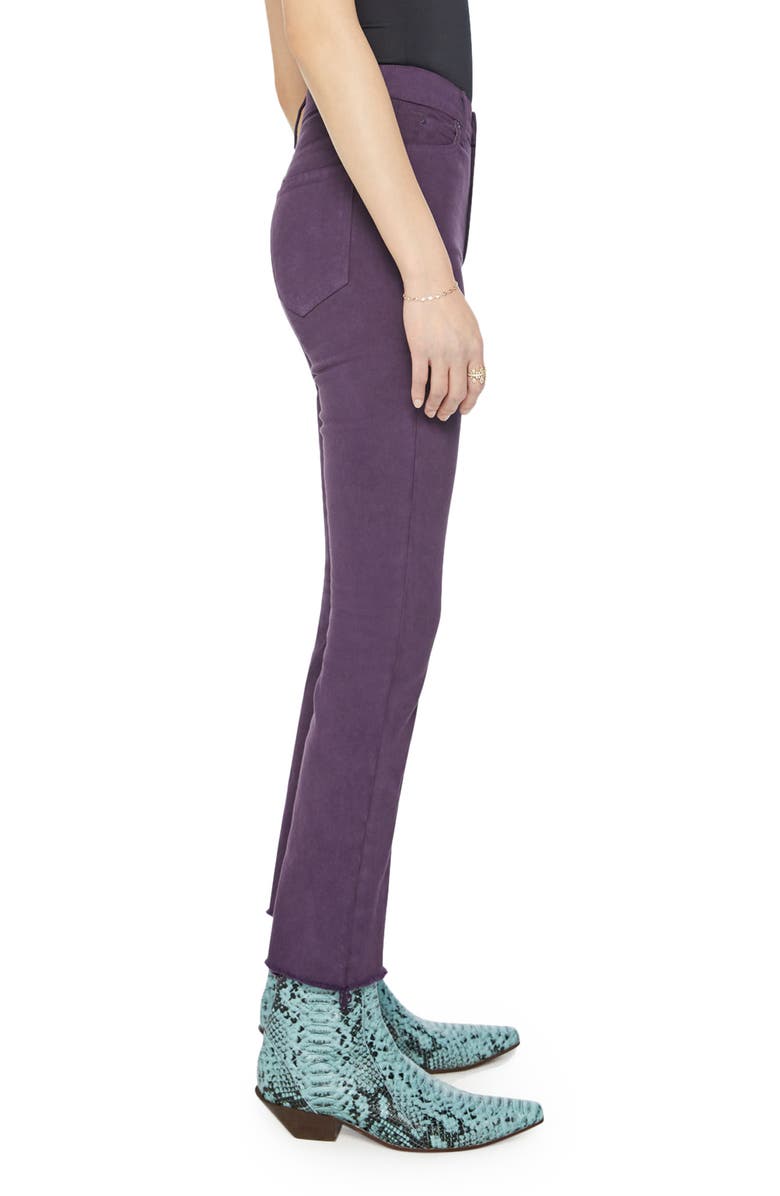 MOTHER Rascal Fray Hem Ankle Straight Leg Jeans, Alternate, color,