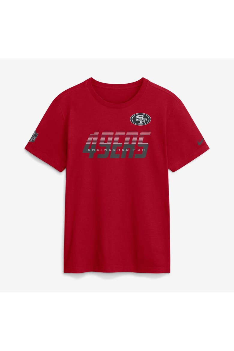 Men's Nike Scarlet San Francisco 49ers Sideline Dri-FIT T-Shirt, Main, color, Scarlet