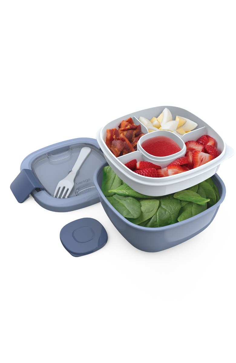 BENTGO All-in-One Salad Container, Alternate, color, Slate