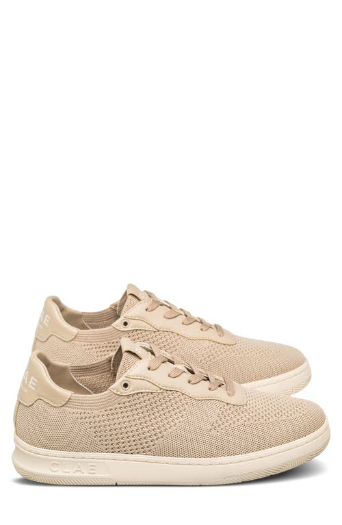Clae Malone Knit Low Top Sneaker In Safari