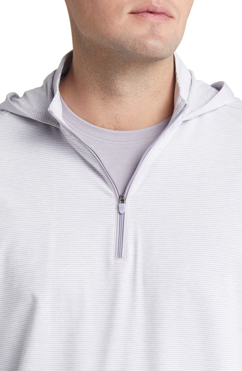johnnie-O Hybrid Performance Quarter Zip Hoodie, Alternate, color, 