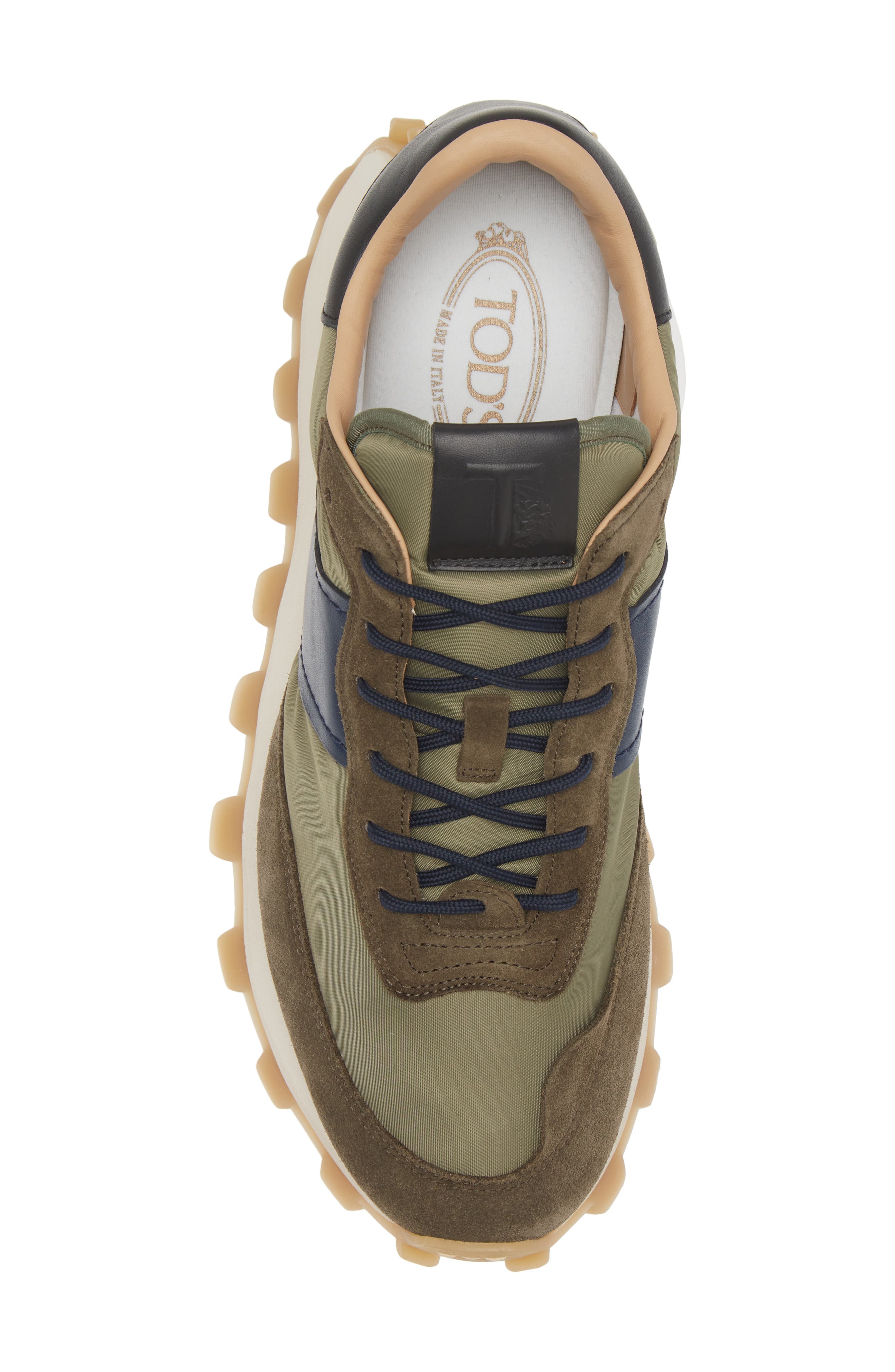 Tod's 1T Mixed Media Sneaker, Alternate, color, 