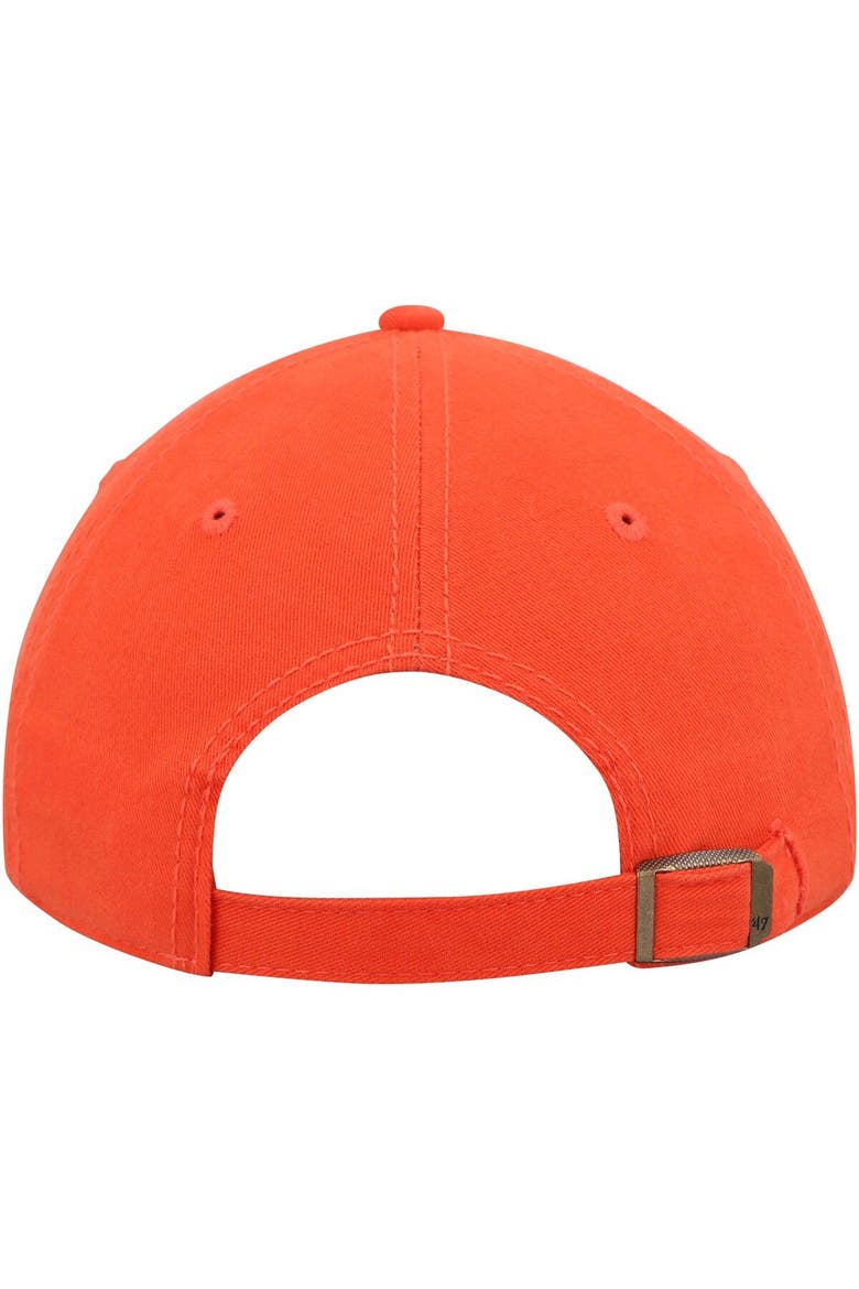 Women's '47 Orange Cleveland Browns Miata Clean Up Primary Logo Adjustable Hat, Alternate, color, Orange