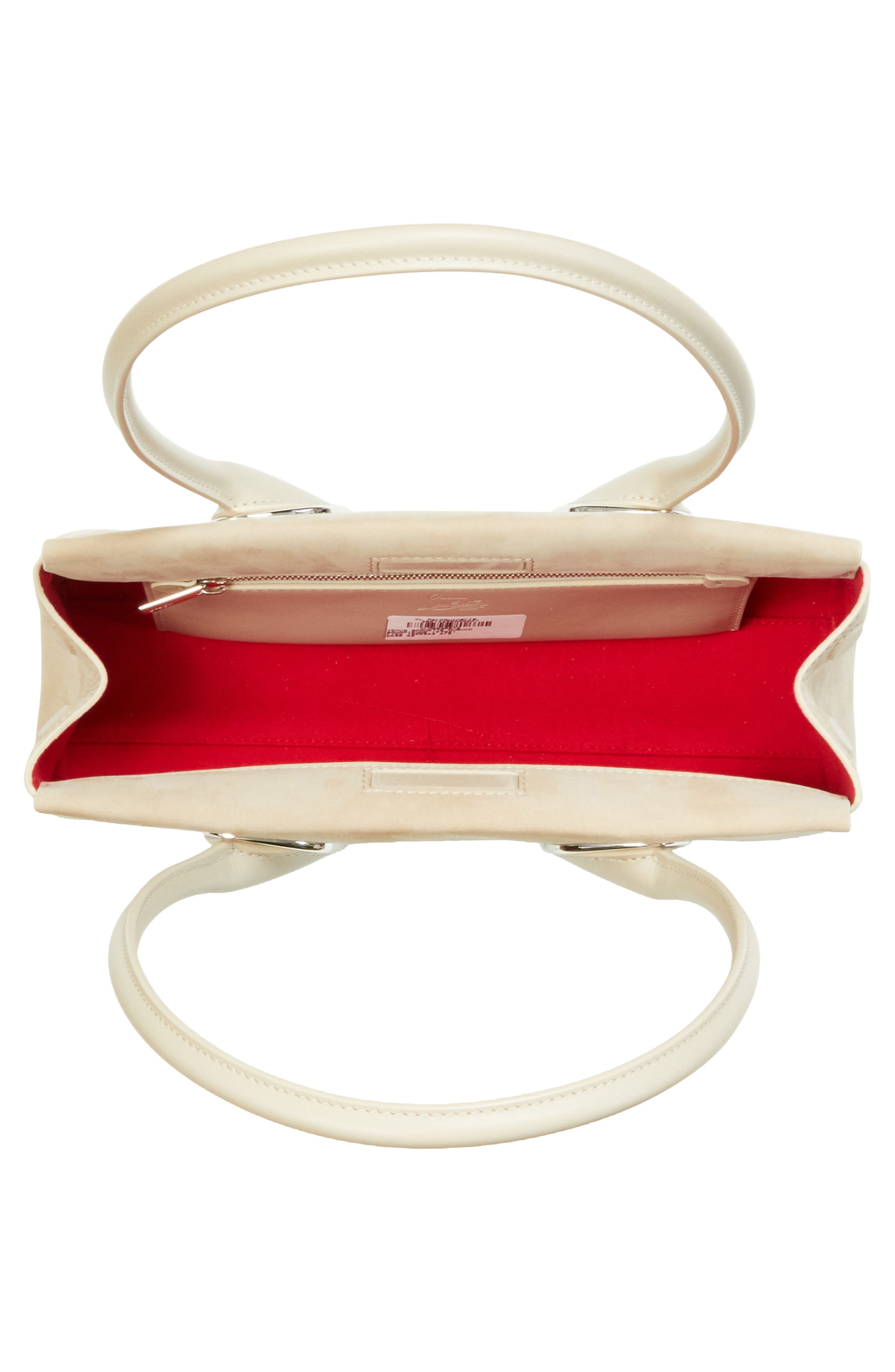 Christian Louboutin Medium Baguette Nubuck Leather Shoulder Bag, Alternate, color, F702 Saharienne