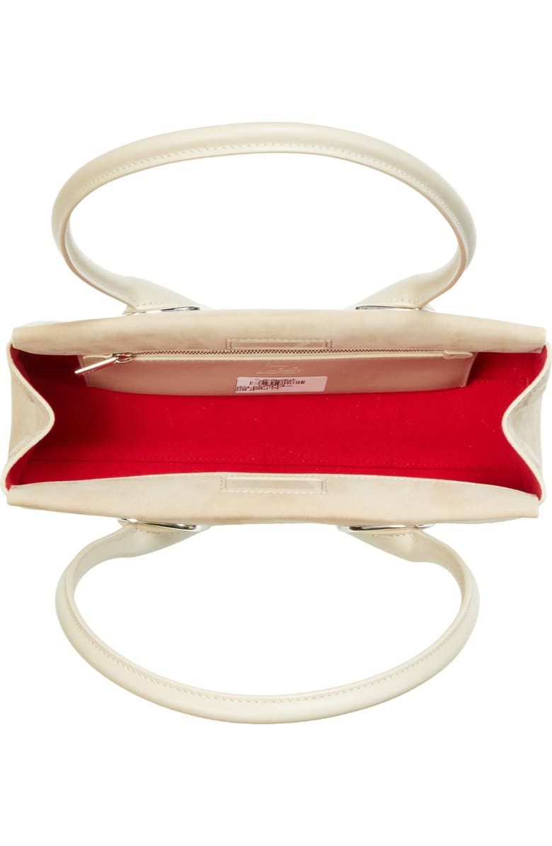 Christian Louboutin Medium Baguette Nubuck Leather Shoulder Bag, Alternate, color, F702 Saharienne