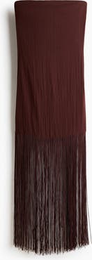 H&M Fringed Bandeau Dress