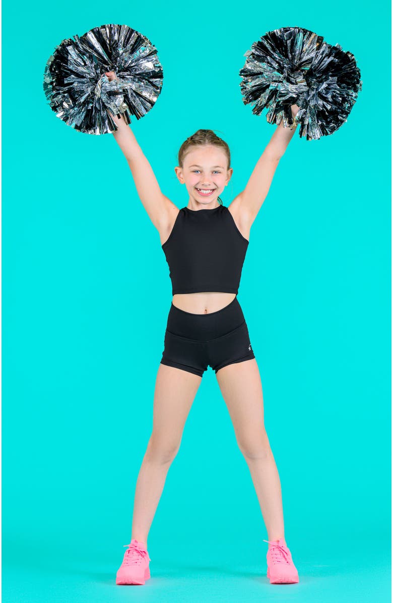 Destira High Waisted Performance Short, Alternate, color, Black