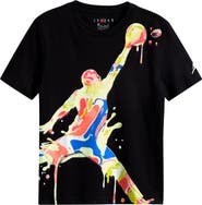 Jordan Kids' Splash Paint Graphic Cotton Blend T-Shirt