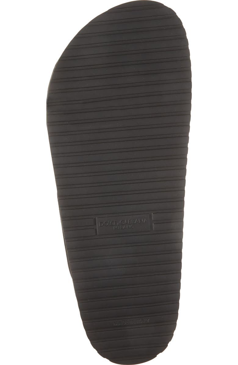Dolce&Gabbana Slide Sandal, Alternate, color, Nero/ Nero