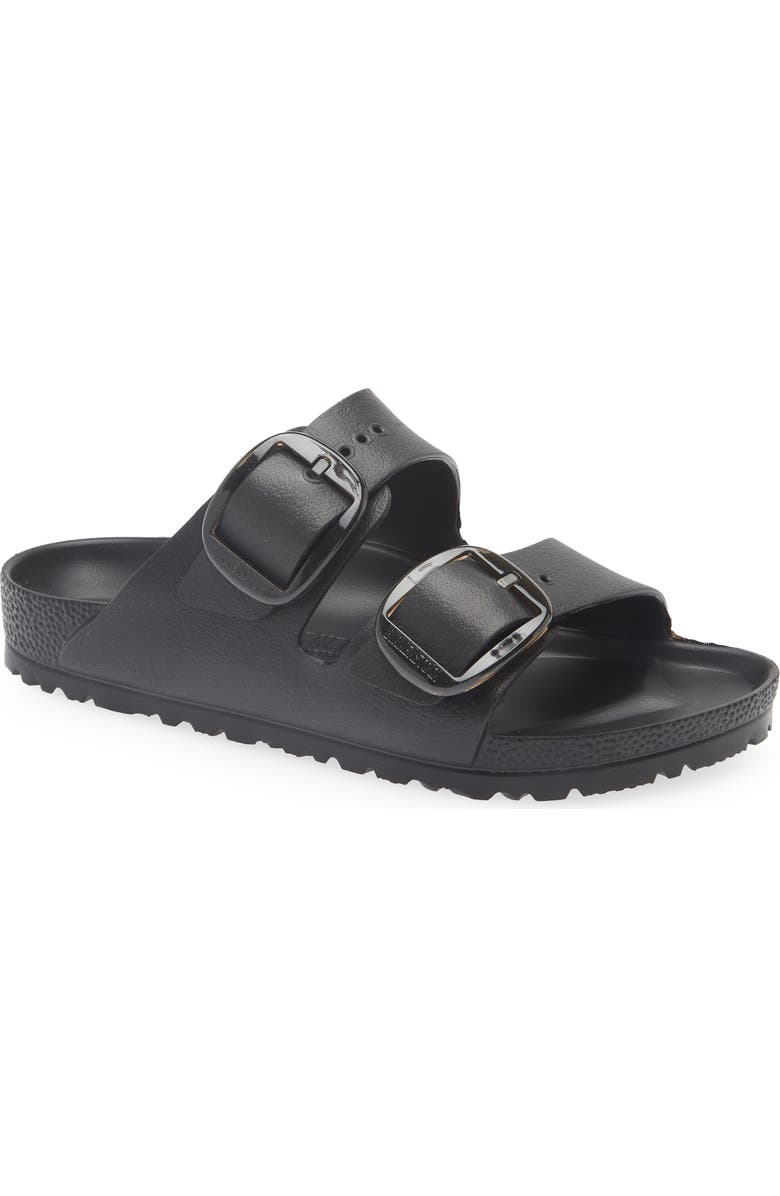 Birkenstock Arizona Big Buckle EVA Slide Sandal, Main, color, Black