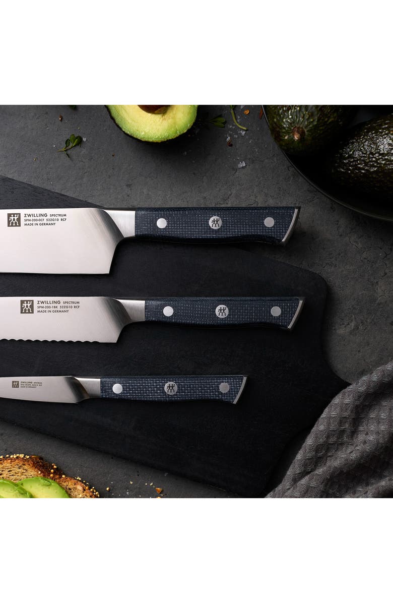 ZWILLING Spectrum 3-Piece Starter Knife Set, Alternate, color, Black