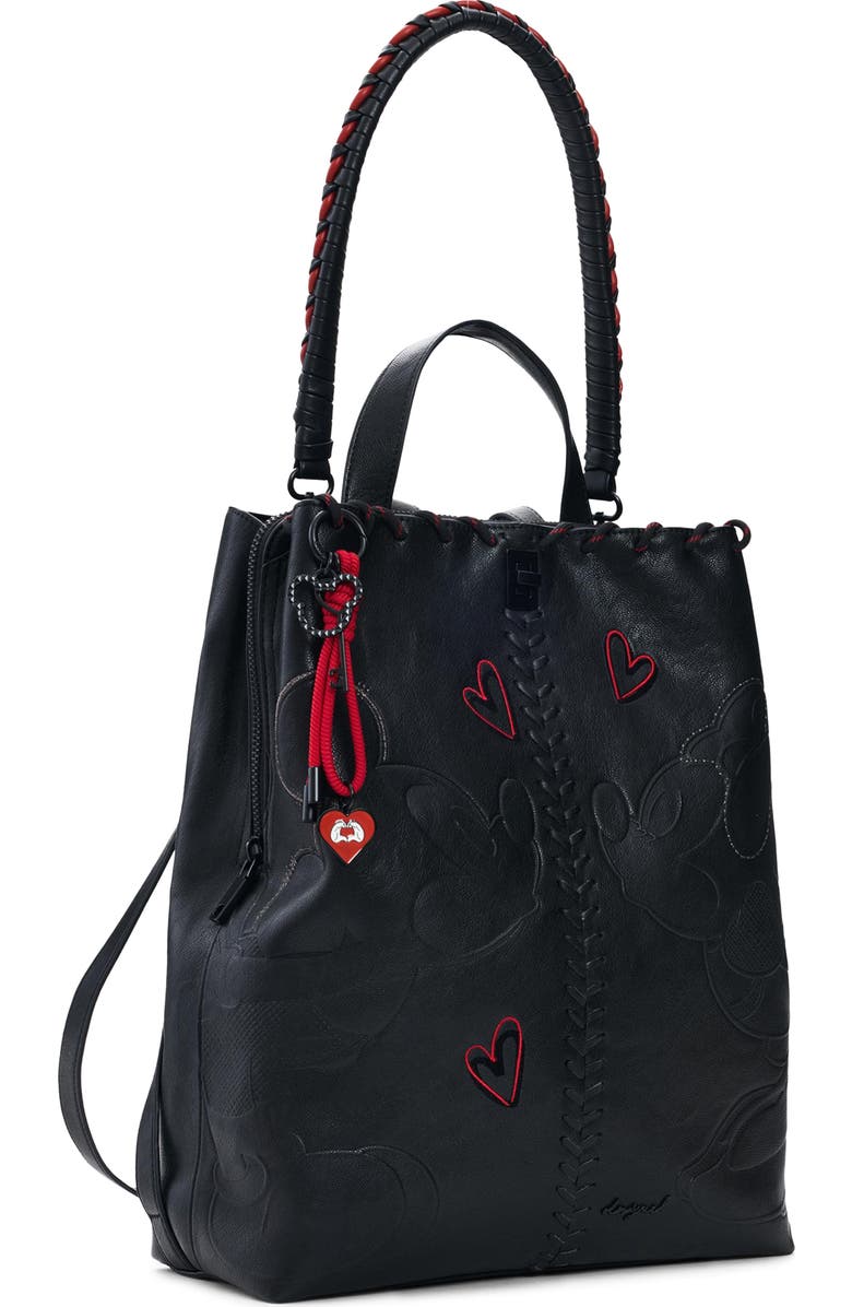 Desigual x Disney Mickey Mouse Medium Faux Leather Backpack, Alternate, color,