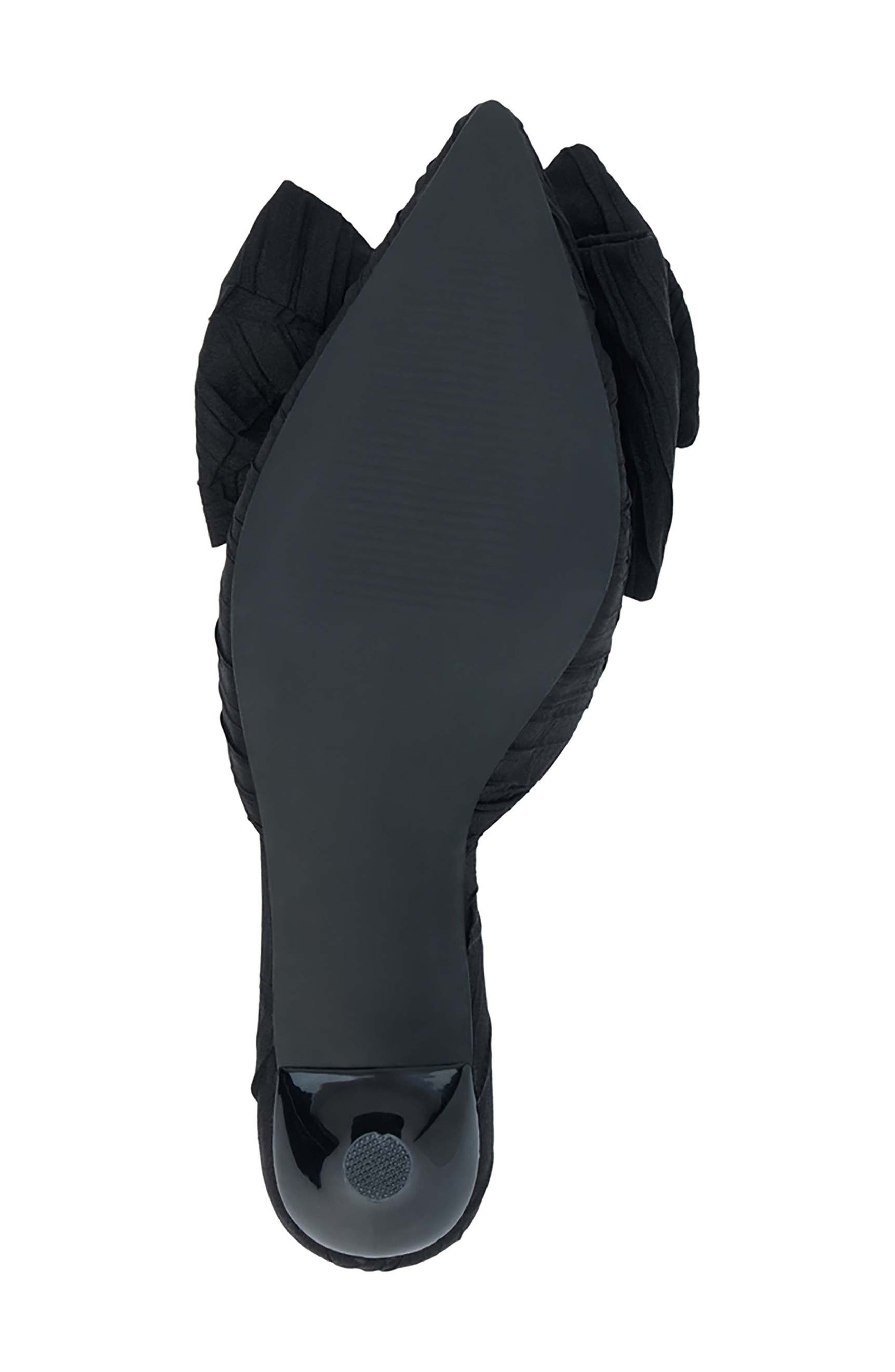 Coconuts by Matisse Goldie Bow Pointed Toe Mule, Alternate, color, Black