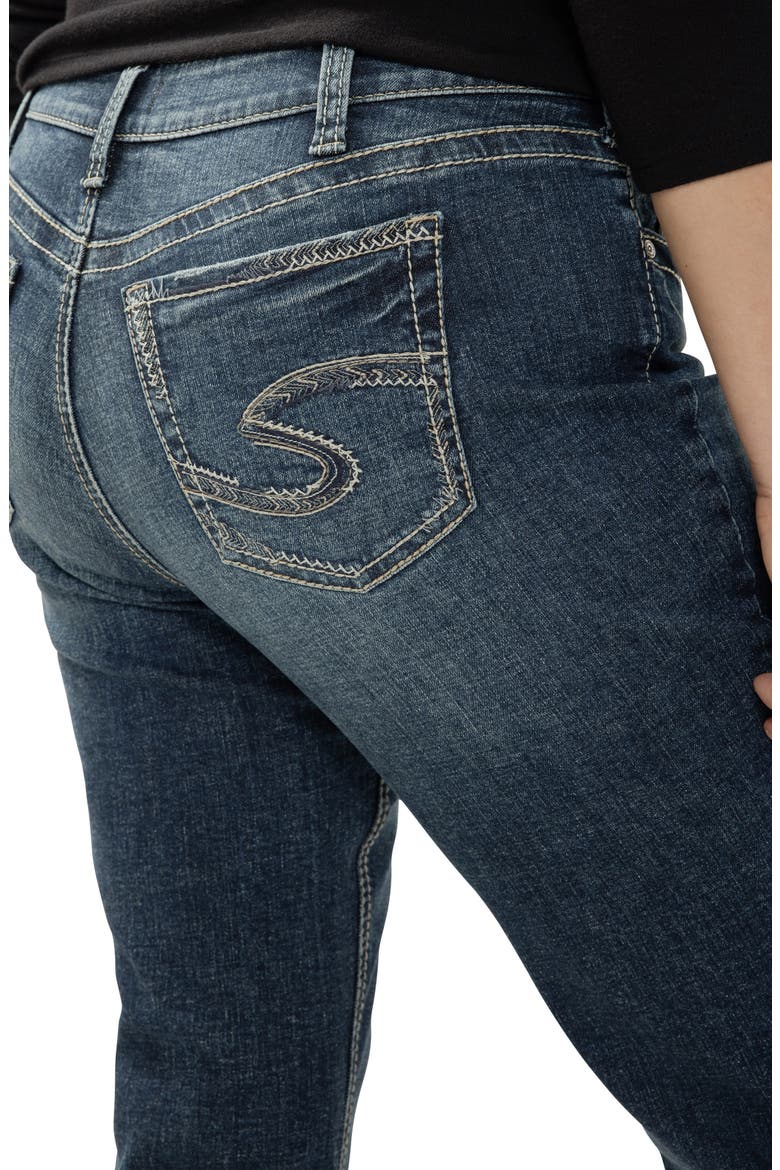 Suki Heritage Curvy Mid Rise Capri Jeans, Alternate, color, BLANCHE