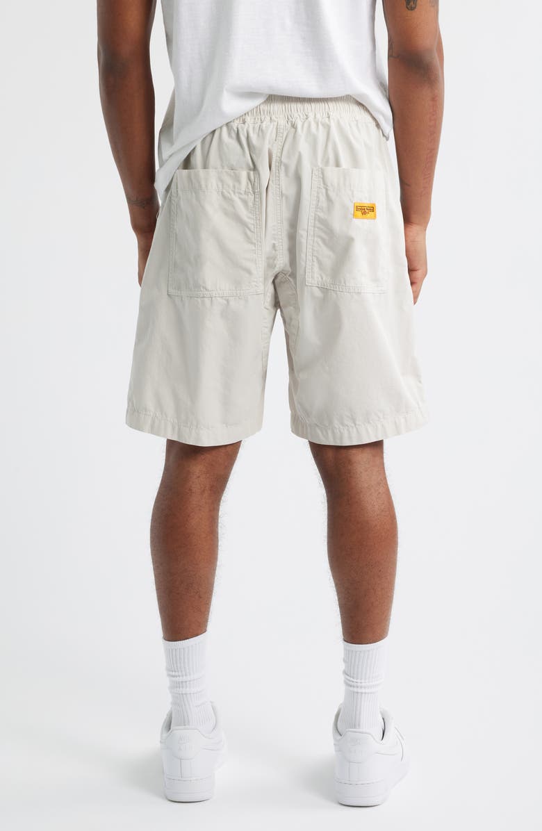 Service Works Organic Cotton Poplin Drawstring Chef Shorts, Alternate, color, Salt
