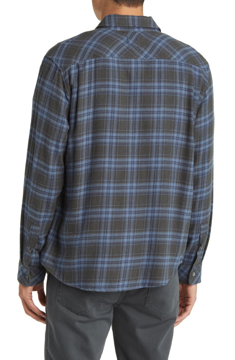 Rails Lennox Relaxed Fit Plaid Cotton Blend Flannel Button-Up Shirt, Alternate, color,