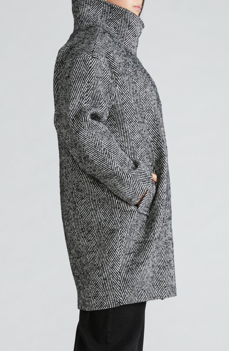 Universal Standard Marlo Coat, Alternate, color, Tweed
