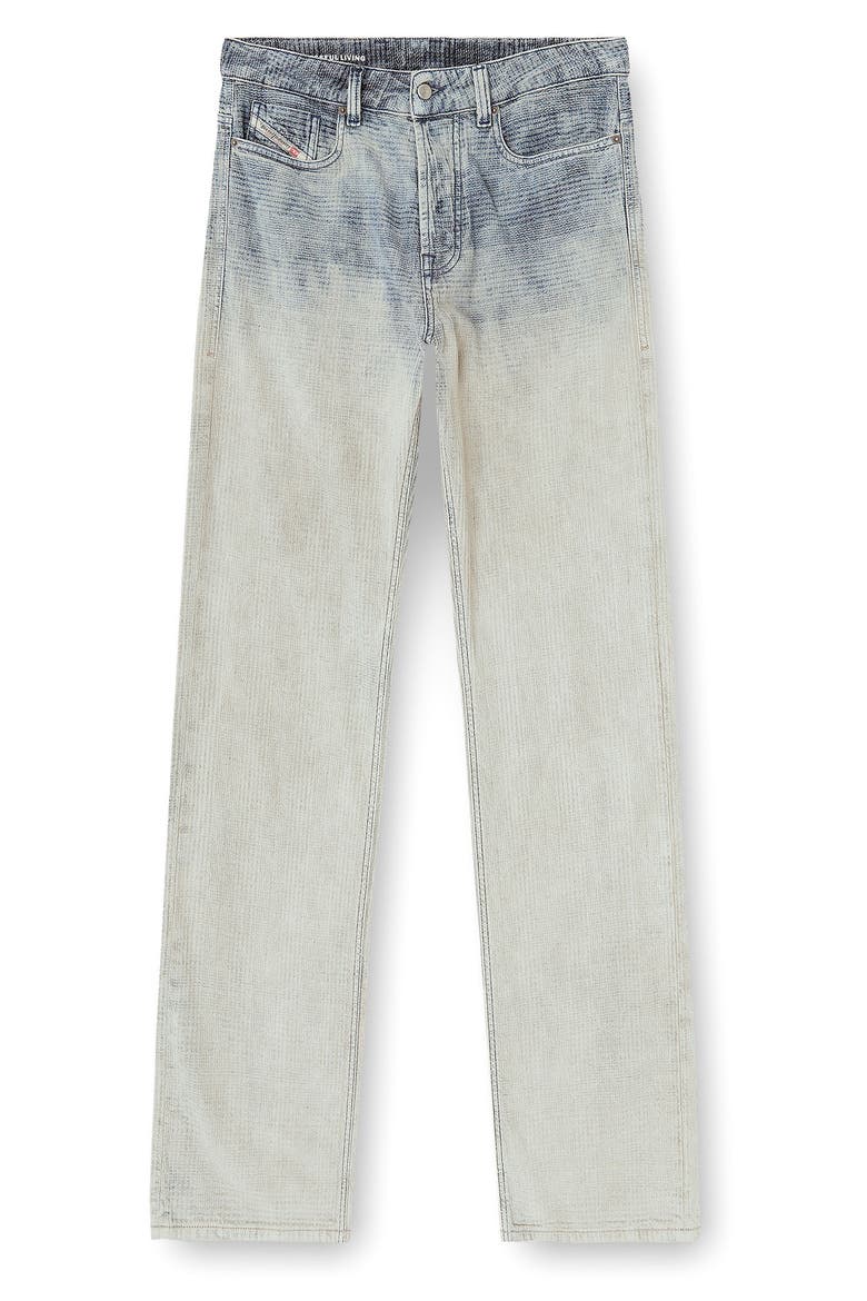19080 D-Eeper Relaxed Straight Leg Jeans, Alternate, color, DENIM