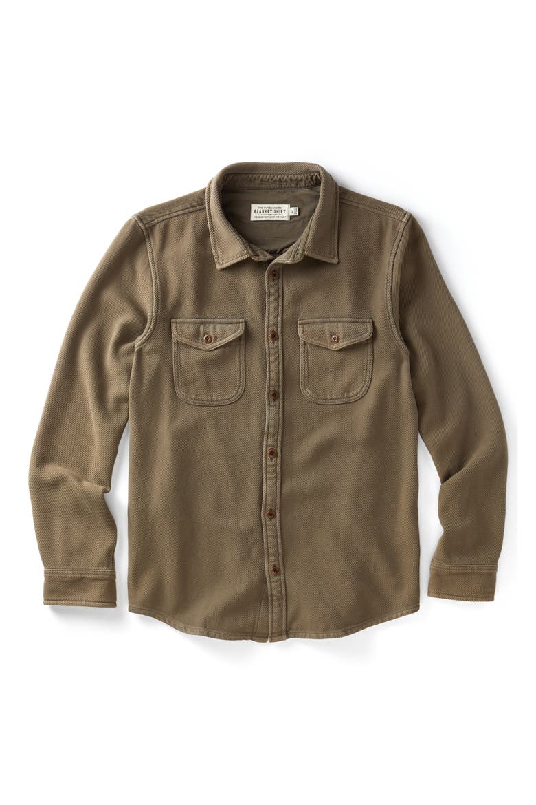 Chroma Blanket Shirt, Alternate, color, KELP BLOOM
