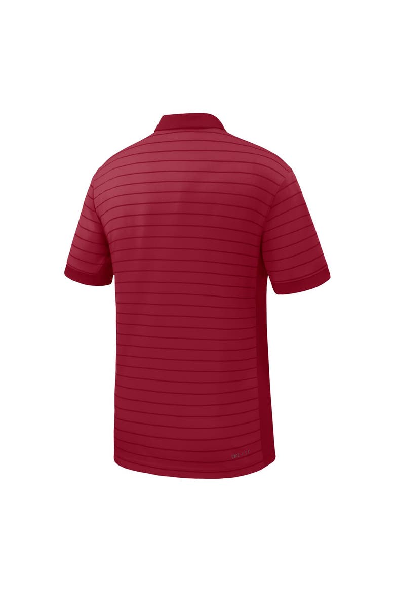 Men's Nike Crimson Washington State Cougars 2025 Early Season Coaches Sideline Victory Stripe Performance Polo, Alternate, color, Crimson