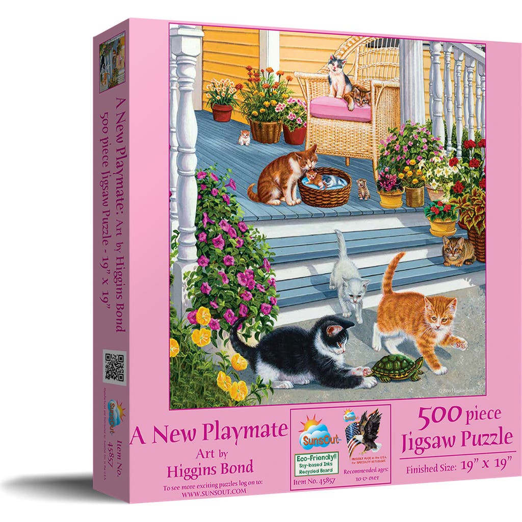 Sunsout A New Playmate 500 piece Jigsaw Puzzle for Adults in Multicolor  product