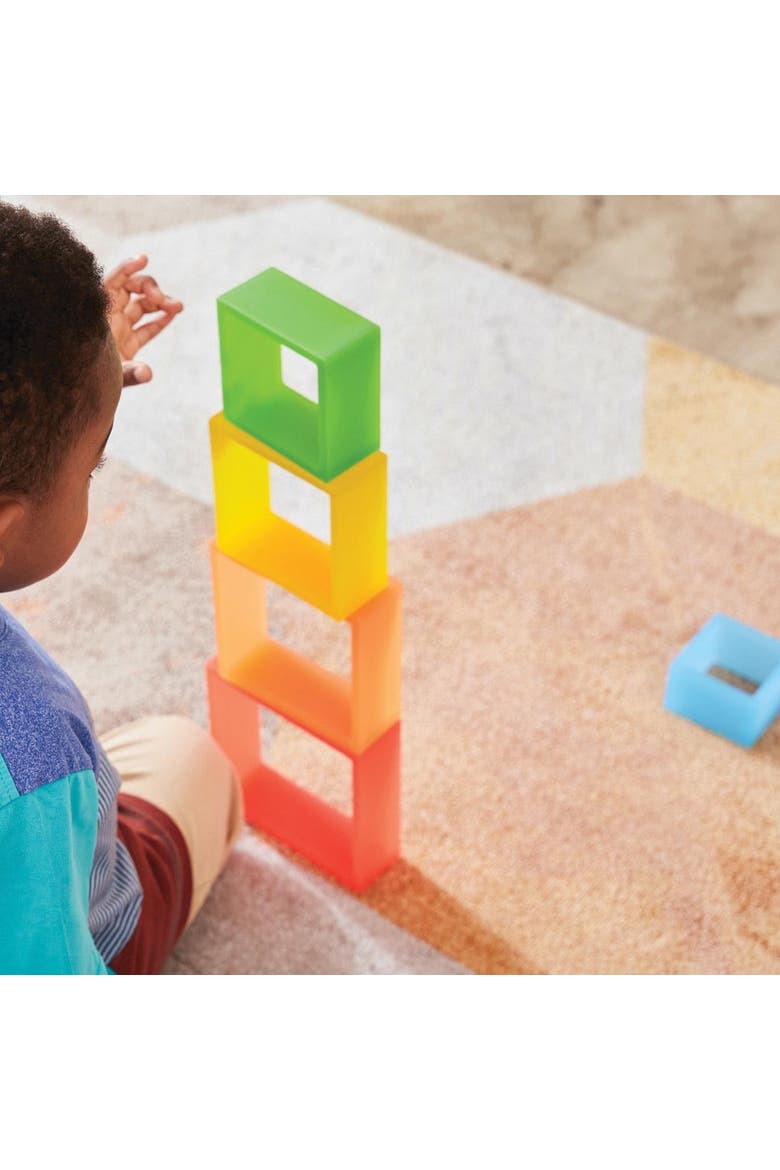 Discovery Squares - Rainbow - 6 Pieces, Alternate, color, Multicolored