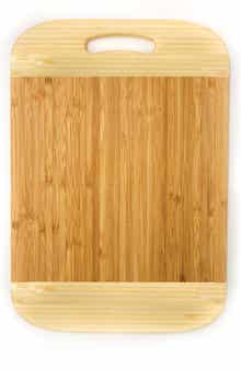 BergHOFF Bamboo Rectangular Handled Two-Tone Cutting Board