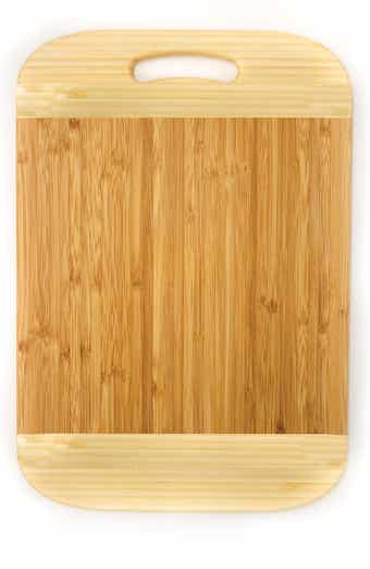 BergHOFF Bamboo Rectangular Handled Two-Tone Cutting Board