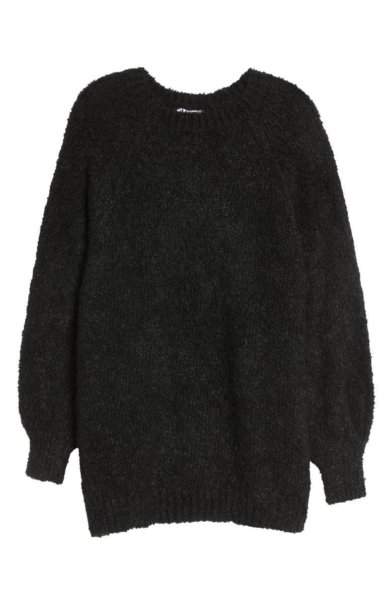 Topshop Bouclé Oversize Sweater, Alternate, color,