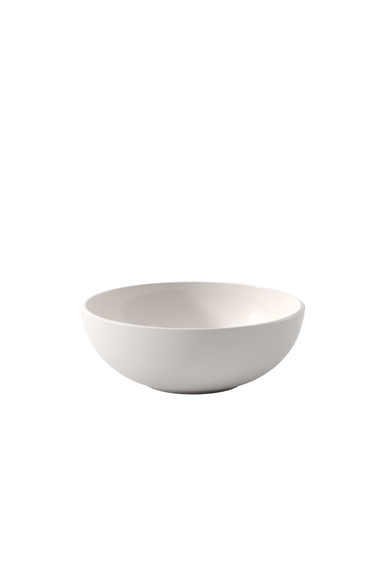 NewMoon Medium Round Vegetable Bowl, Main, color, white