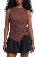 BY DESIGN Stone Age Wrap Sleeveless Top