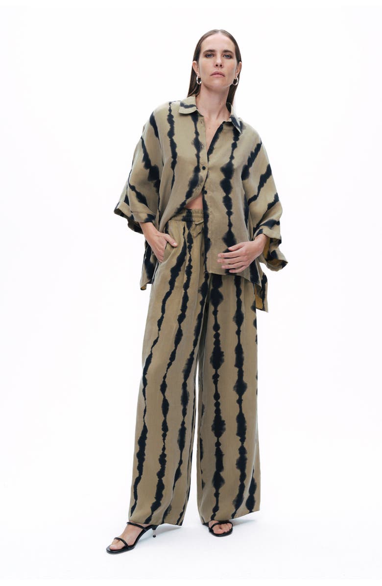 Nocturne Flowy Printed Shirt, Alternate, color, 