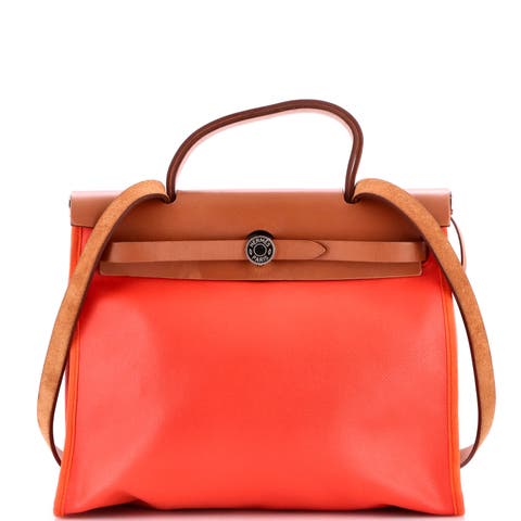 Herbag Zip Berline Vache Canvas and Leather 31