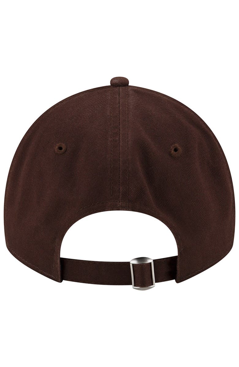 New Era Men's New Era Brown Cleveland Browns Distinct 9TWENTY Adjustable Hat, Alternate, color, Brown