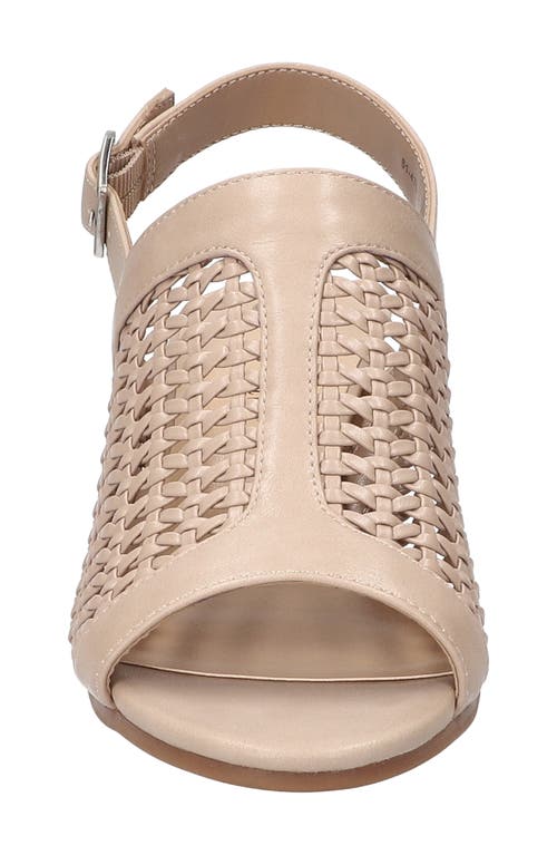 Bella Vita Adley Slingback Sandal In Neutral
