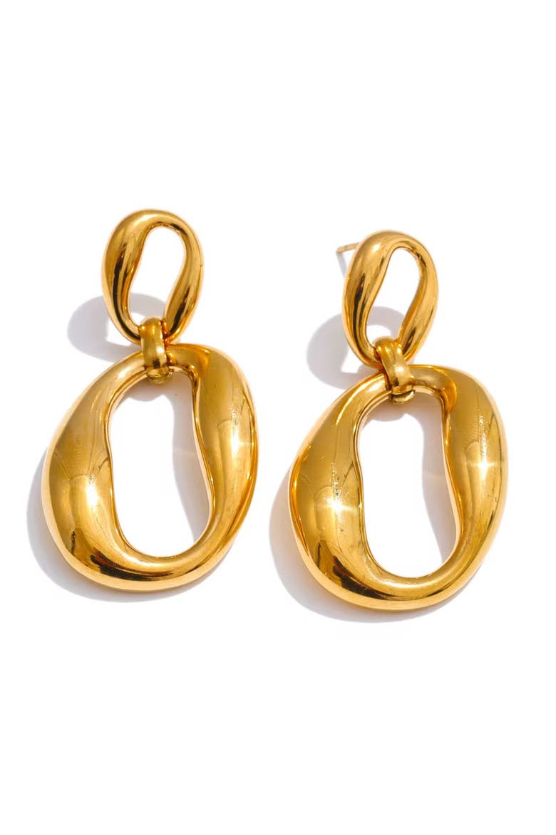 Jenni Links Drop Earrings, Main, color, Gold