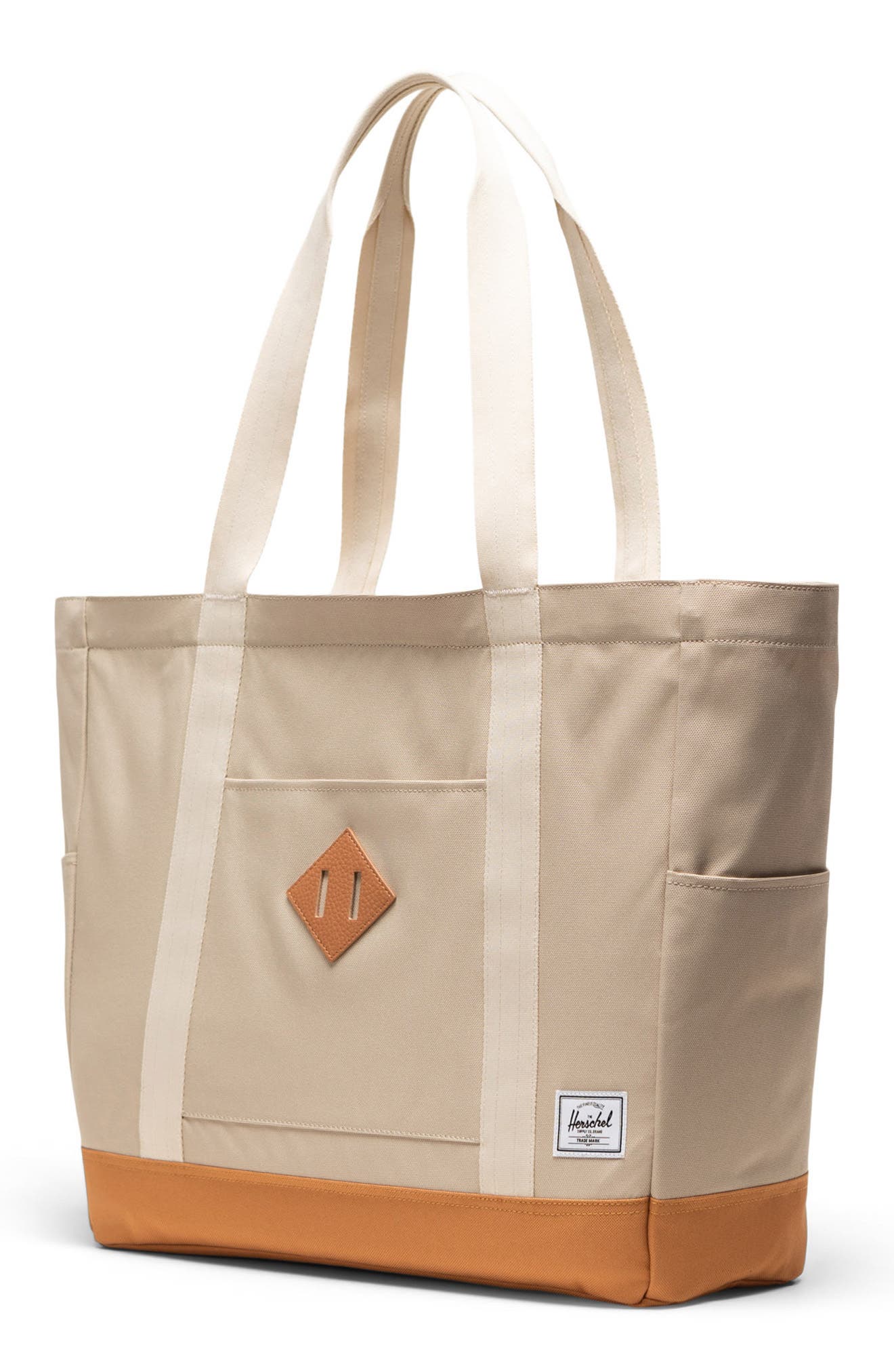 Herschel Supply Co. Heritage Recycled Twill Tote, Alternate, color, Eucalyptus/Whitecap Gray