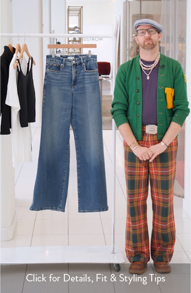 Soft-Tech Good Petite Wide Leg Palazzo Jeans, sales video thumbnail