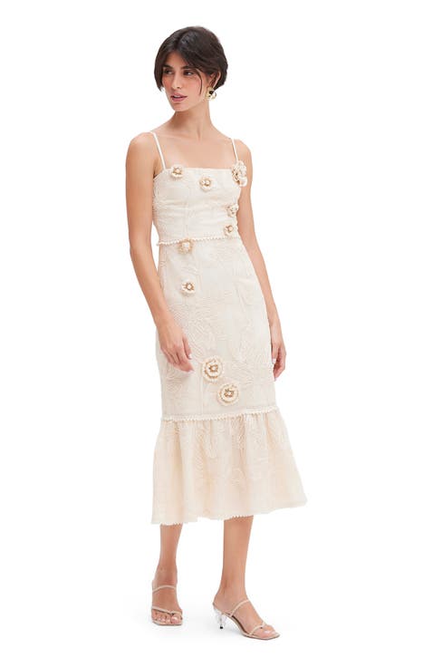 Joy Lace Midi Dress