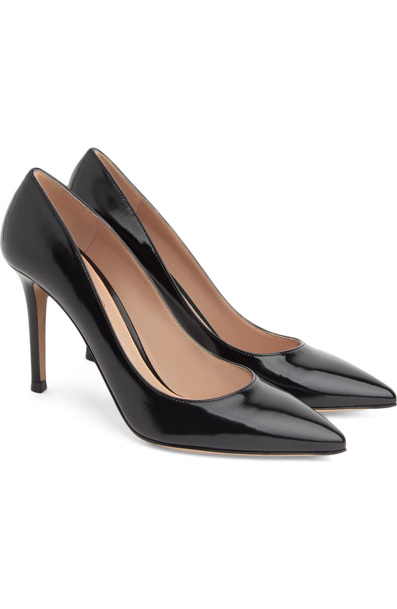 Gianvito Rossi Gianvito 85 Pumps, Alternate, color, Black Leather