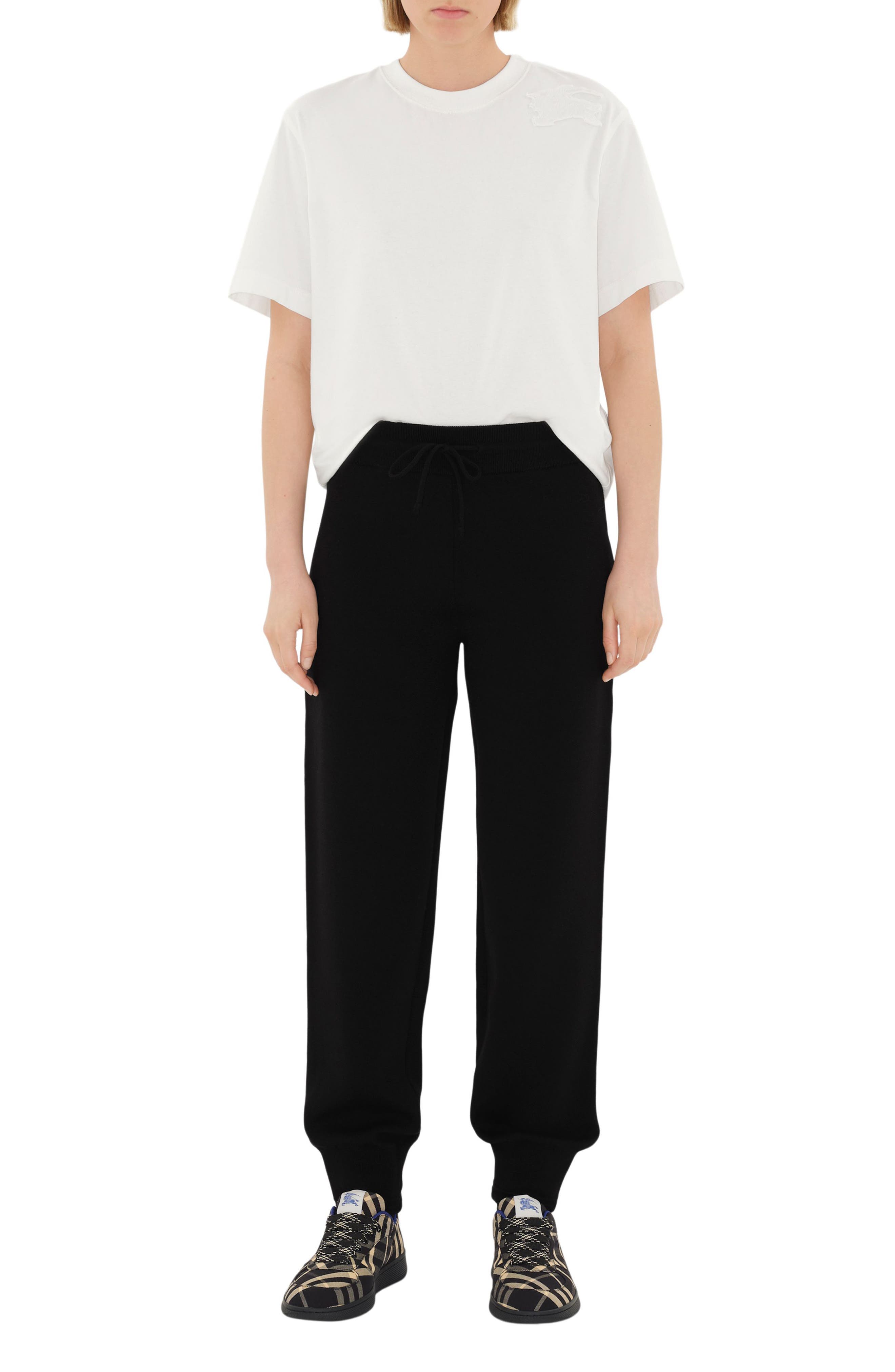 Burberry Terrace Check Sneaker, Alternate, color, Black Check