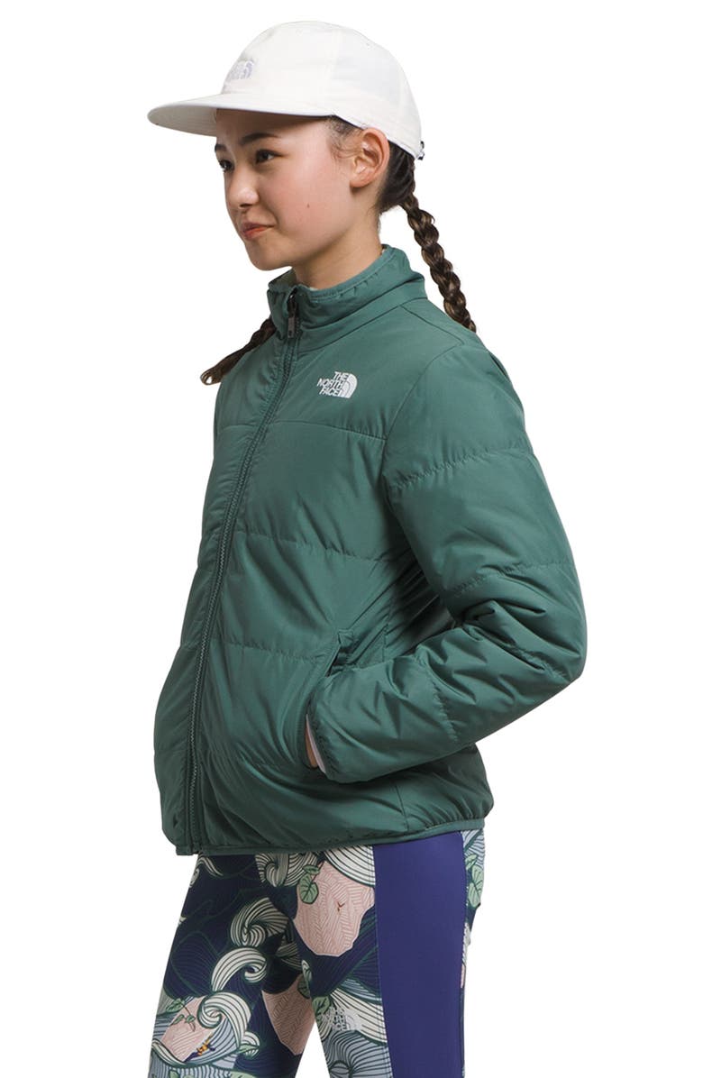 The North Face Kids' Mossbud Reversible Water Repellent Jacket, Alternate, color, 