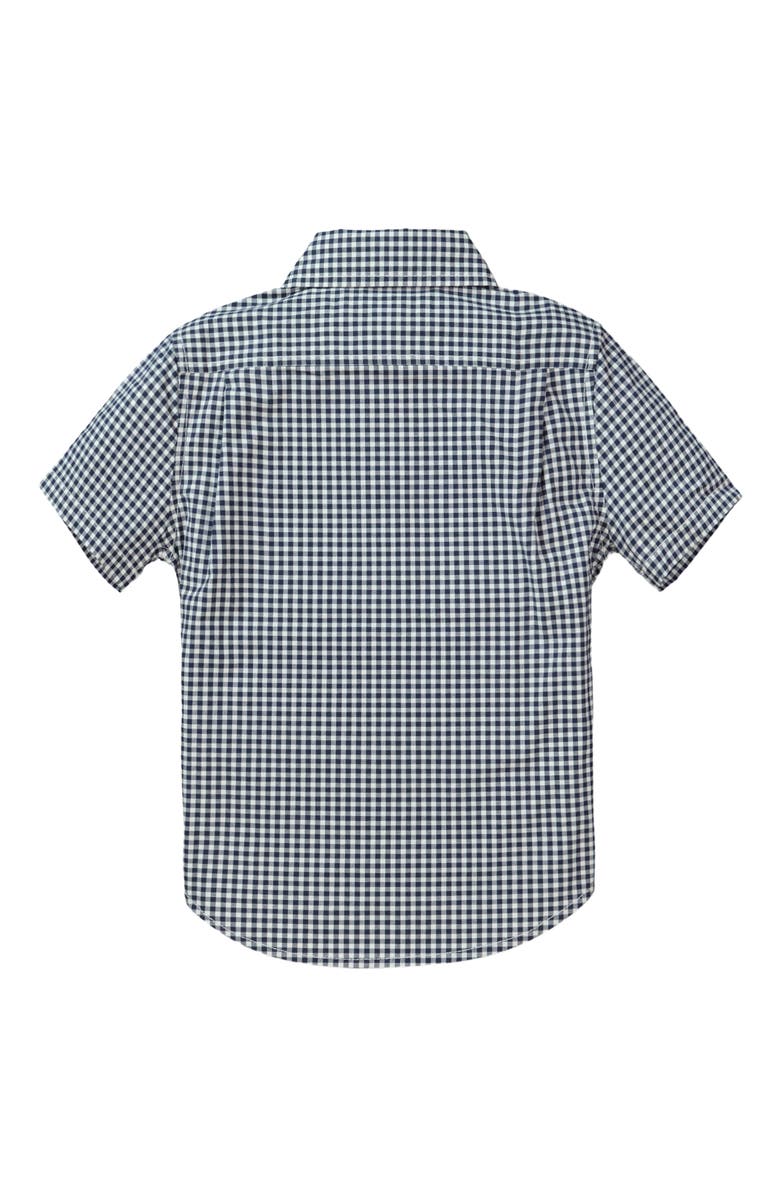 Hope & Henry Baby Boys' Poplin Short Sleeve Button Down Shirt, Infant, Alternate, color, 